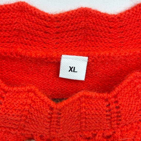Red Crew Neck Sweater - Picture 3 of 3